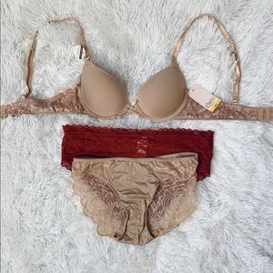 Candie’s Intimates Push-up Bra and Undies